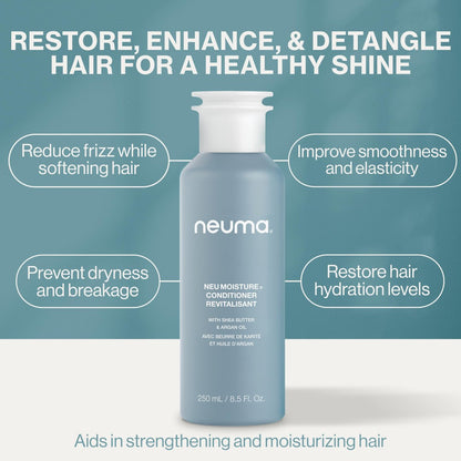 Neuma Neu Sulfate-Free Moisturizing Conditioner | Hydrating Conditioner with Shea Butter & Argan Oil | Vegan & Color-Safe Formula for Dry Hair Avelisse