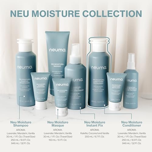 Neuma Neu Sulfate-Free Moisturizing Conditioner | Hydrating Conditioner with Shea Butter & Argan Oil | Vegan & Color-Safe Formula for Dry Hair Avelisse