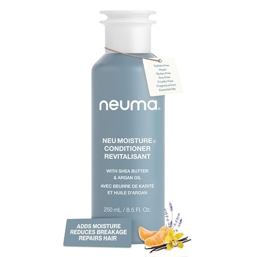 Neuma Neu Sulfate-Free Moisturizing Conditioner | Hydrating Conditioner with Shea Butter & Argan Oil | Vegan & Color-Safe Formula for Dry Hair Avelisse