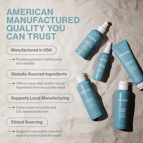 Neuma Neu Sulfate-Free Moisturizing Conditioner | Hydrating Conditioner with Shea Butter & Argan Oil | Vegan & Color-Safe Formula for Dry Hair Avelisse