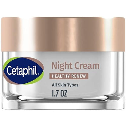 Cetaphil Healthy Renew Skin Tightening Night Cream 1.7 Oz – Wrinkle Repair Face Cream with Peptides, Retinol Alternative for Sensitive Skin, Fragrance Free Avelisse