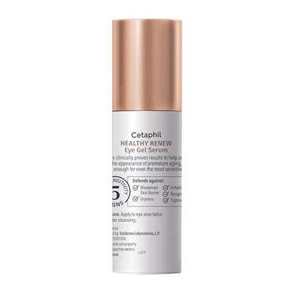 Cetaphil Healthy Renew Hydrating Eye Gel Serum – 0.5 oz Anti-Aging Eye Cream with Peptides, Reduces Dark Circles & Wrinkles, Retinol Alternative for Sensitive Skin Avelisse