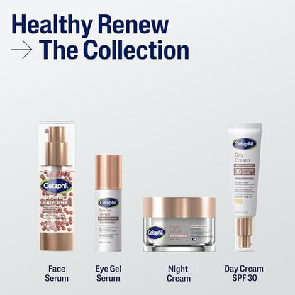 Cetaphil Healthy Renew Hydrating Eye Gel Serum – 0.5 oz Anti-Aging Eye Cream with Peptides, Reduces Dark Circles & Wrinkles, Retinol Alternative for Sensitive Skin Avelisse