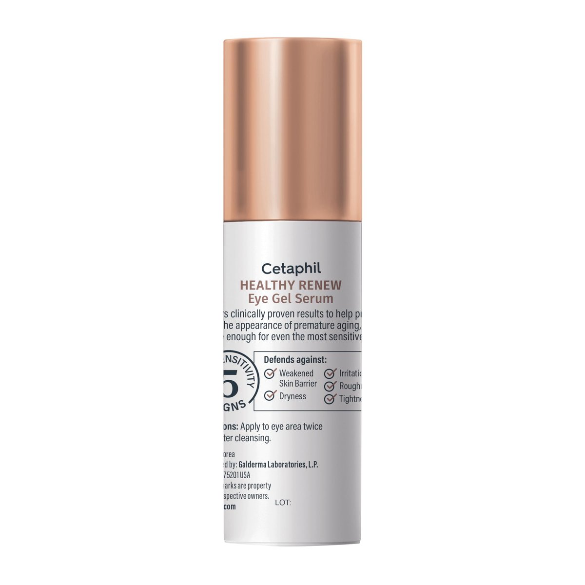 Cetaphil Healthy Renew Hydrating Eye Gel Serum – 0.5 oz Anti-Aging Eye Cream with Peptides, Reduces Dark Circles & Wrinkles, Retinol Alternative for Sensitive Skin Avelisse