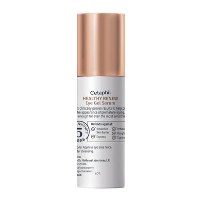 Cetaphil Healthy Renew Hydrating Eye Gel Serum – 0.5 oz Anti-Aging Eye Cream with Peptides, Reduces Dark Circles & Wrinkles, Retinol Alternative for Sensitive Skin Avelisse
