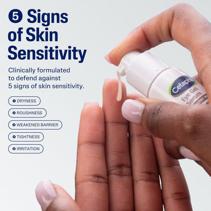 Cetaphil Healthy Renew Hydrating Eye Gel Serum – 0.5 oz Anti-Aging Eye Cream with Peptides, Reduces Dark Circles & Wrinkles, Retinol Alternative for Sensitive Skin Avelisse