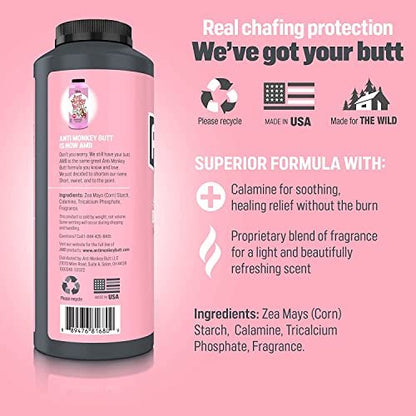 Ladies No Sweat Bundle: Fresh BREASTS Lotion (3.4 oz) & Anti-Monkey Butt Body Powder (8 oz) – Stay Cool & Dry All Day Avelisse