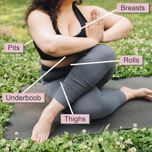 Ladies No Sweat Bundle: Fresh BREASTS Lotion (3.4 oz) & Anti-Monkey Butt Body Powder (8 oz) – Stay Cool & Dry All Day Avelisse