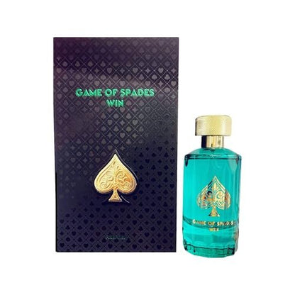 Jo Milano Game of Spades Win Parfum Spray - 3.4 oz (100ml) Unisex Eau de Parfum, Fresh Floral Musk with Amber & Vanilla Avelisse