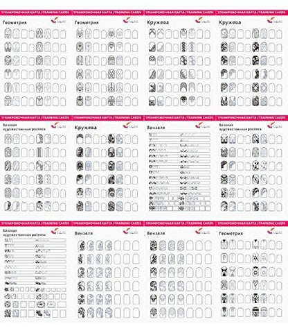 Nail Art Practice Book with 3 Rose Gold Liner Pens & 360 Nail Wipes – White Acrylic Design Learning Template for Beginners Avelisse
