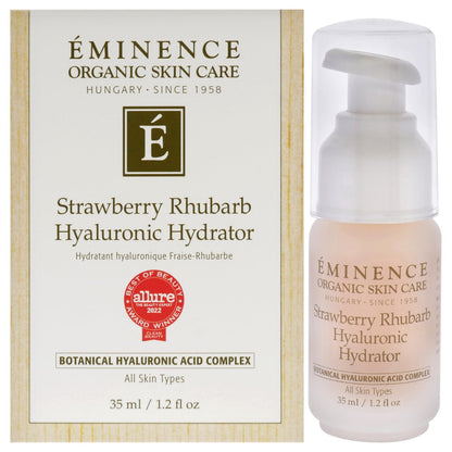 Eminence Strawberry Rhubarb Hyaluronic Hydrator - 1.2 oz Face Moisturizer Avelisse