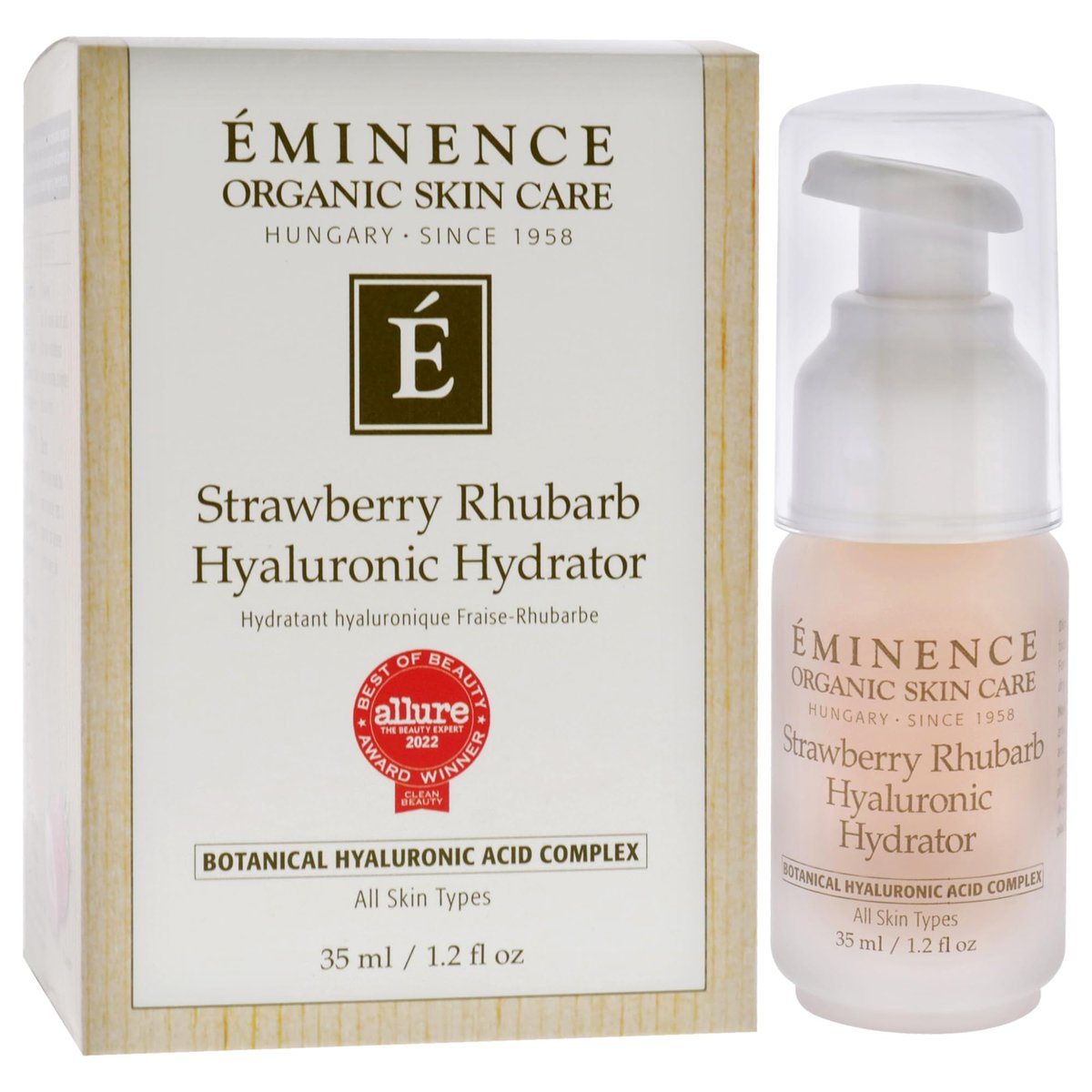 Eminence Strawberry Rhubarb Hyaluronic Hydrator - 1.2 oz Face Moisturizer Avelisse