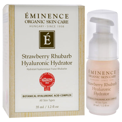 Eminence Strawberry Rhubarb Hyaluronic Hydrator - 1.2 oz Face Moisturizer Avelisse