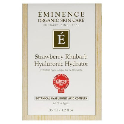 Eminence Strawberry Rhubarb Hyaluronic Hydrator - 1.2 oz Face Moisturizer Avelisse