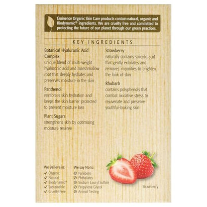 Eminence Strawberry Rhubarb Hyaluronic Hydrator - 1.2 oz Face Moisturizer Avelisse