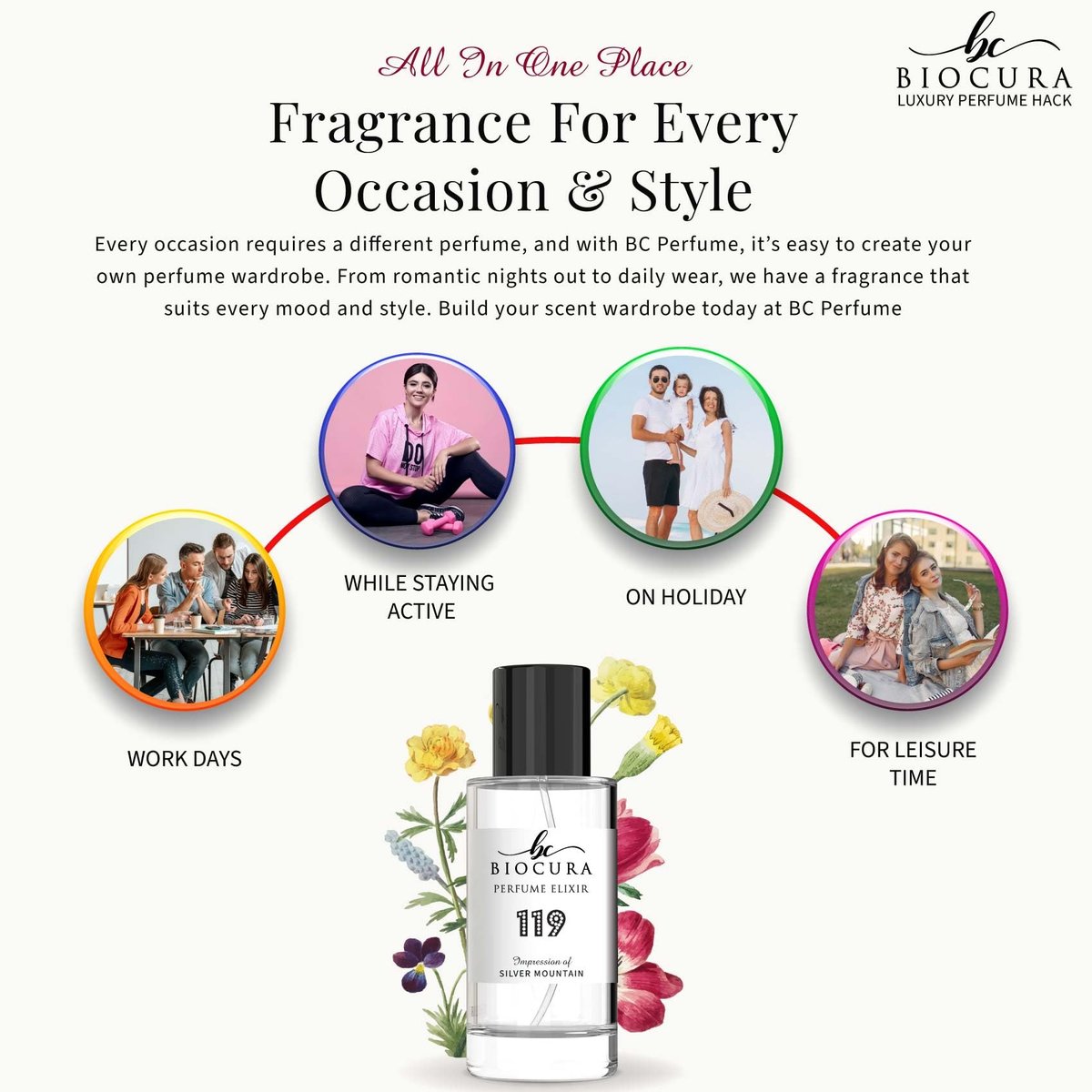 BIOCURA BC Perfume 389 – Inspired by Libre Women Intense – Long-Lasting Eau de Parfum, 1.7 Fl Oz (50ml) - görsel 13
