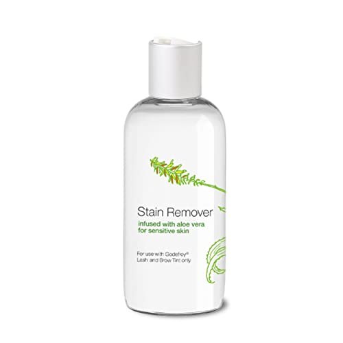 Godefroy Stain Remover for Hair Color, Hair Dye, Eyebrow and Eyelash Enhancer - Remove Unwanted Stains from Hair or Skin, Infused with Aloe Vera (4 Ounce, 40 Applications) Avelisse