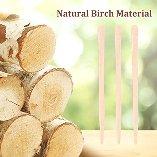 1200-Piece Wood Eyebrow Wax Sticks – Natural Wood Waxing Spatulas for Body Hair, Eyebrow, Lip, Nose & Brow Removal - görsel 6