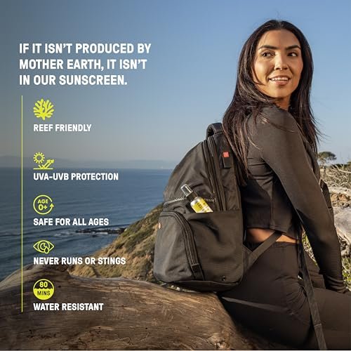 Raw Elements Face + Body Serum SPF 50 All-Natural Mineral Sunscreen - Reef Safe, Water Resistant, Broad Spectrum UVA/UVB Protection, Safe For All Ages, Travel Size 2oz Avelisse