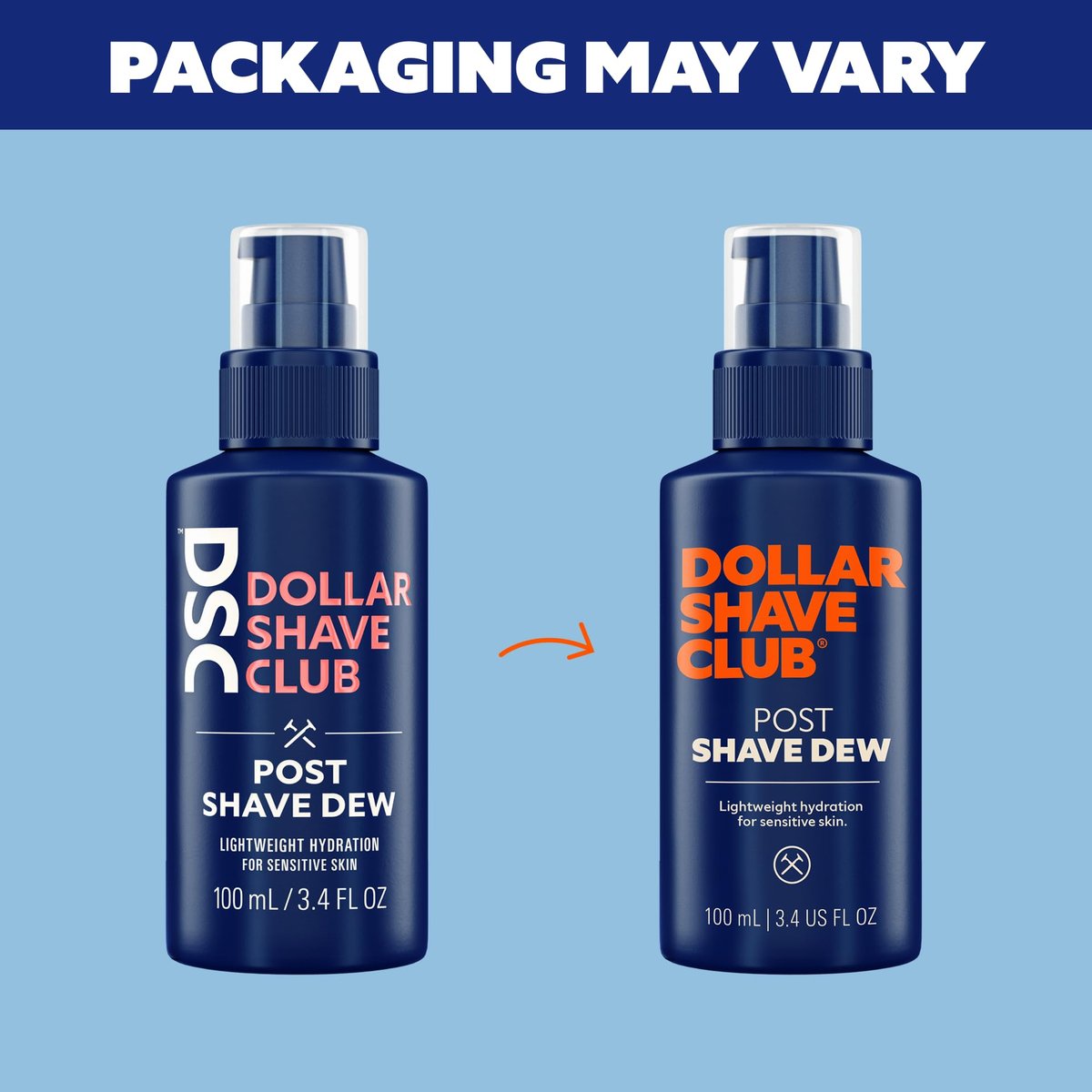 Dollar Shave Club Post Shave Dew 3.4 Ounce (2 Pack) - Moisturizing After Shave Gel for Sensitive Skin Avelisse