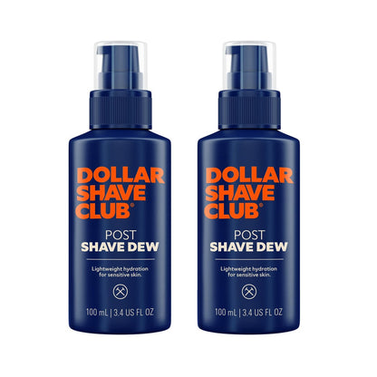 Dollar Shave Club Post Shave Dew 3.4 Ounce (2 Pack) - Moisturizing After Shave Gel for Sensitive Skin Avelisse