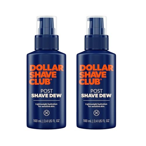 Dollar Shave Club Post Shave Dew 3.4 Ounce (2 Pack) - Moisturizing After Shave Gel for Sensitive Skin Avelisse