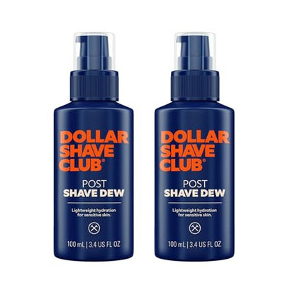 Dollar Shave Club Post Shave Dew 3.4 Ounce (2 Pack) - Moisturizing After Shave Gel for Sensitive Skin Avelisse