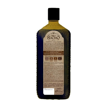Tio Nacho Anti-Gray Effect Shampoo with Egyptian Henna - Anti-Hair Loss, Reddish-Brown, 14.03 Fl Oz Avelisse