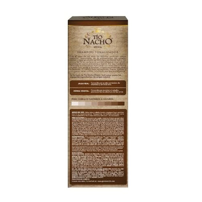 Tio Nacho Anti-Gray Effect Shampoo with Egyptian Henna - Anti-Hair Loss, Reddish-Brown, 14.03 Fl Oz Avelisse