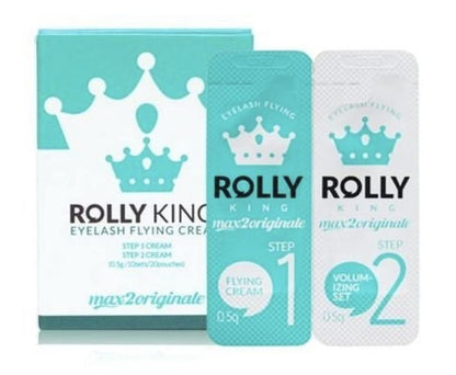 Rolly King Perm Step 1 & 2 for Eyelash Lifting and Brow Lamination – 10 Sachets per Box Avelisse
