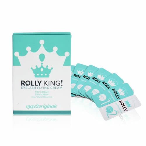 Rolly King Perm Step 1 & 2 for Eyelash Lifting and Brow Lamination – 10 Sachets per Box Avelisse