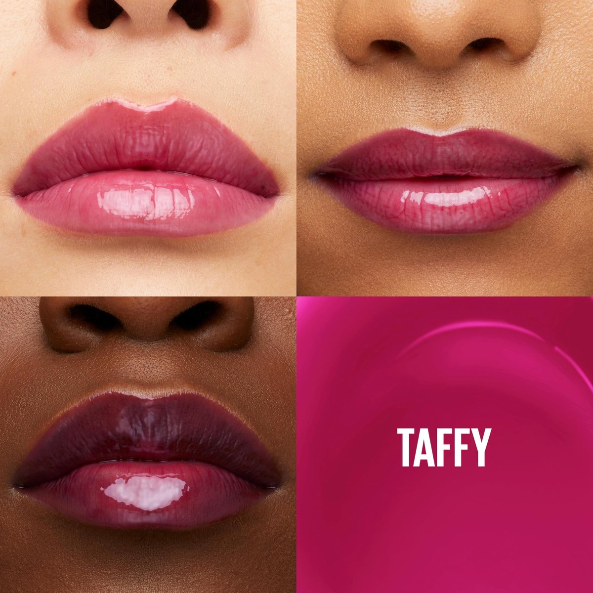 Maybelline New York Lifter Gloss Hydrating Lip Gloss with Hyaluronic Acid, Taffy Sheer Berry - görsel 3