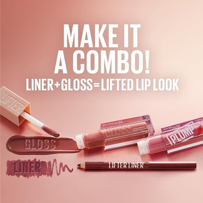 Maybelline New York Lifter Gloss Hydrating Lip Gloss with Hyaluronic Acid, Taffy Sheer Berry