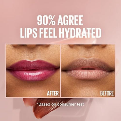 Maybelline New York Lifter Gloss Hydrating Lip Gloss with Hyaluronic Acid, Taffy Sheer Berry