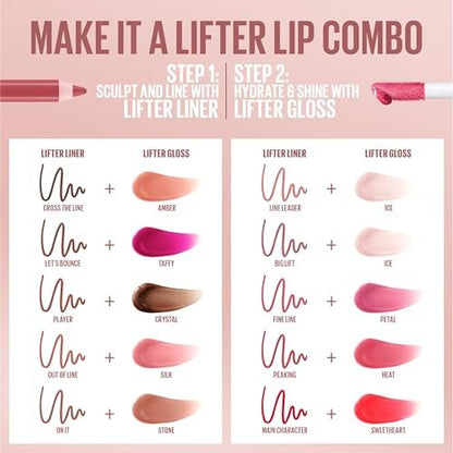 Maybelline New York Lifter Gloss Hydrating Lip Gloss with Hyaluronic Acid, Taffy Sheer Berry