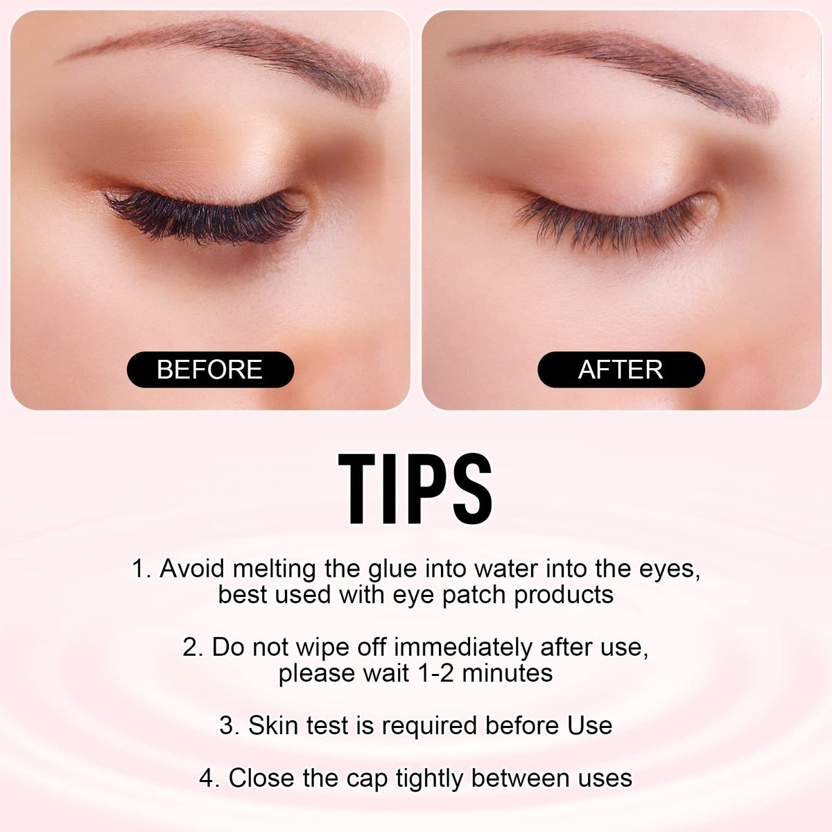FADLASH Cluster Lash Glue Remover 5 ML – Soothing Oil Remover for Cluster Lashes & Eyelash Extensions, Gentle Self-Use at Home - görsel 9