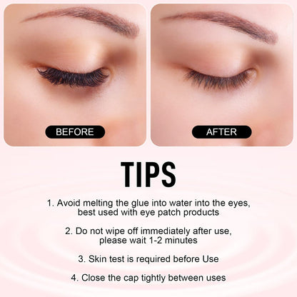 FADLASH Cluster Lash Glue Remover 5 ML – Soothing Oil Remover for Cluster Lashes & Eyelash Extensions, Gentle Self-Use at Home