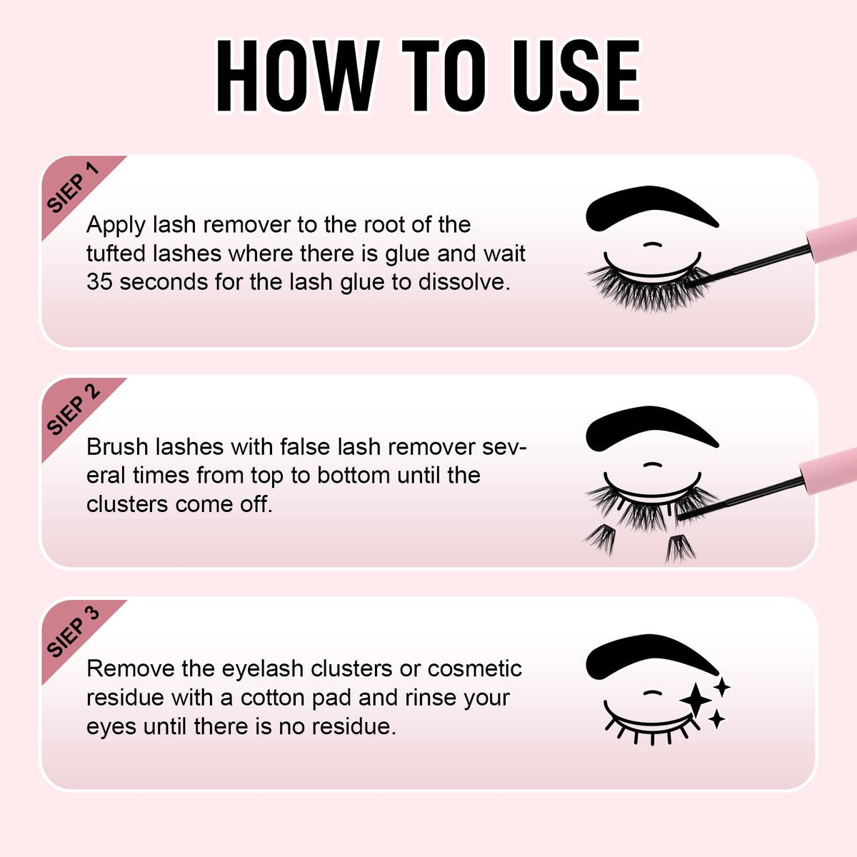 FADLASH Cluster Lash Glue Remover 5 ML – Soothing Oil Remover for Cluster Lashes & Eyelash Extensions, Gentle Self-Use at Home - görsel 11