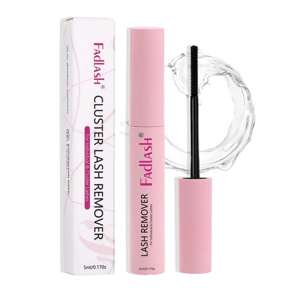 FADLASH Cluster Lash Glue Remover 5 ML – Soothing Oil Remover for Cluster Lashes & Eyelash Extensions, Gentle Self-Use at Home