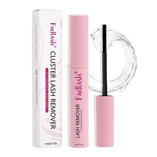 FADLASH Cluster Lash Glue Remover 5 ML – Soothing Oil Remover for Cluster Lashes & Eyelash Extensions, Gentle Self-Use at Home - görsel 2