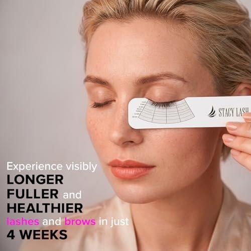Stacy Lash Growth Serum – Eyebrow & Eyelash Enhancing Serum for Natural Lashes & Brows (0.17 fl oz / 5ml) Avelisse