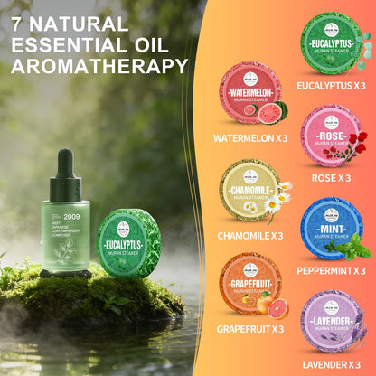 21-Pack Shower Steamers Aromatherapy – Eucalyptus, Rose, Lavender, Mint Essential Oil Shower Bombs – Birthday Gifts for Women, Mom, Him, Her Avelisse