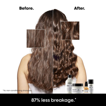 L'Oréal Professionnel Paris Metal Detox Smoothing Cream - Lightweight Leave-In Treatment for All Hair Types, Frizz Control & UV Protection, 3.4 Fl Oz Avelisse