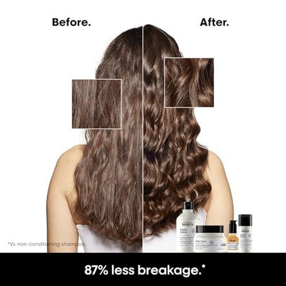 L'Oréal Professionnel Paris Metal Detox Smoothing Cream - Lightweight Leave-In Treatment for All Hair Types, Frizz Control & UV Protection, 3.4 Fl Oz Avelisse