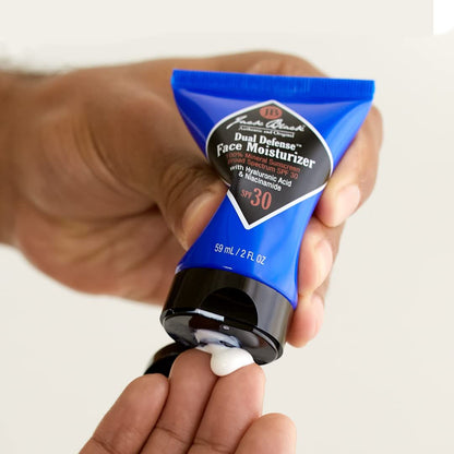 Jack Black Dual Defense Face Moisturizer SPF 30 – 100% Mineral Sunscreen for Men Avelisse