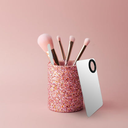 Professional Stainless Steel Makeup Spatula Set with Foundation Palette – Korean Beauty Tool for Flawless Application