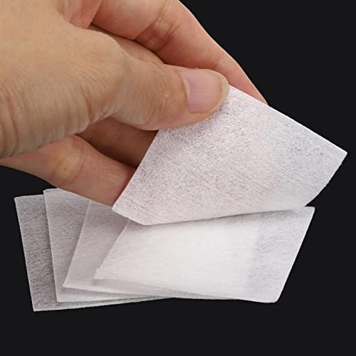 2600 Pcs Lint Free Nail Wipes for Gel Nail Disposable Nail Polish Remover Wipes Cotton Pads White, 8 Pack Avelisse