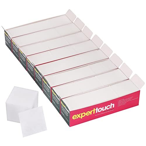 2600 Pcs Lint Free Nail Wipes for Gel Nail Disposable Nail Polish Remover Wipes Cotton Pads White, 8 Pack Avelisse