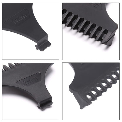 TorSor 8 Pack Hair Clipper Limit Comb Guide Set - 1MM, 2MM, 3MM Guides with Protection Guard Cover for T9 Vintage T-Blade Trimmers