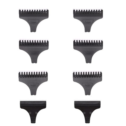TorSor 8 Pack Hair Clipper Limit Comb Guide Set - 1MM, 2MM, 3MM Guides with Protection Guard Cover for T9 Vintage T-Blade Trimmers